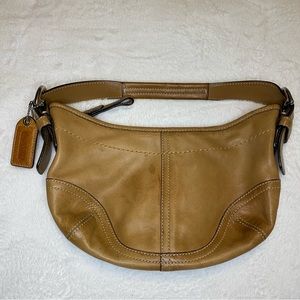 Coach leather bag gently used